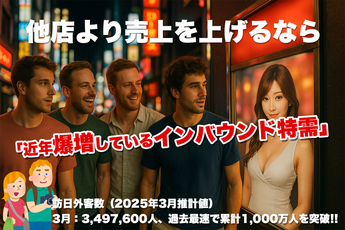 急増するインバウンド特需の波に乗らない手はない！